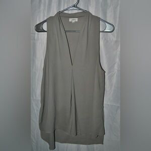 Wilfred Gray V-Neck Blouse